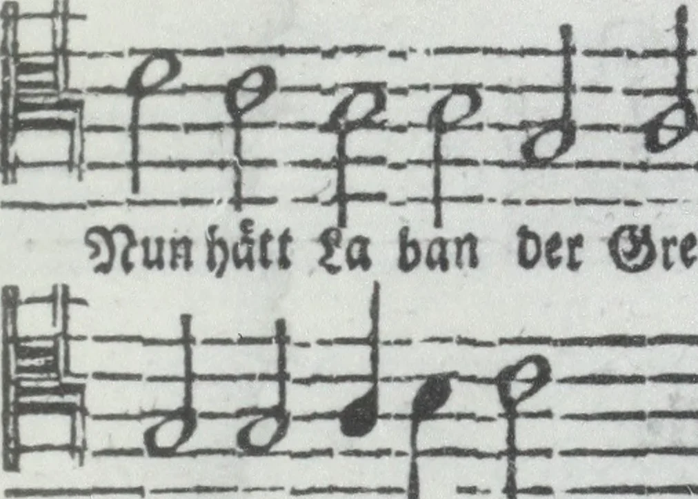 An illustration from Joh. Christophori Wagenseilii De Sacri rom. imperii libera Civitate noribergensi commentatio. Accedit, De Germaniæ, phonascorvm, Von der meister-singer, 1697, leaf 602
