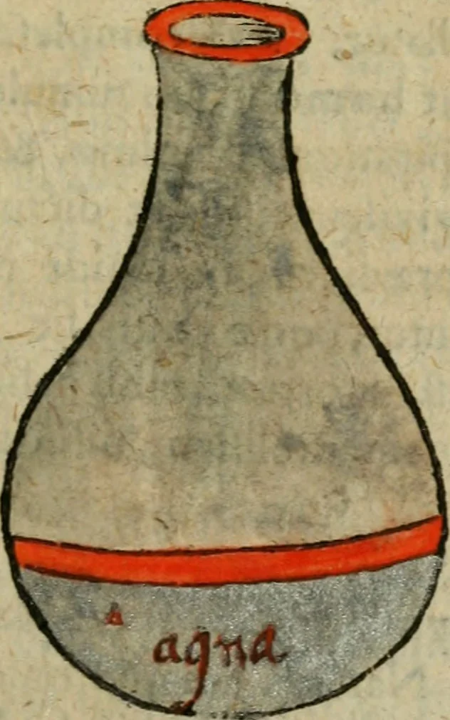An illustration from Joh. Michaelis Faustij ... Compendium alchymist. novum, sive, Pandora explicata & figuris jllustrata, das ist, Die edelste Gabe Gottes, oder, Ein güldener Schatz : mit welchem die alten und neuen Philosophi, die unvollkommene Metall, durch Gewalt des Feuers verbessert, und allerhand schädliche und unheylsame Kranckheiten innerlich und äusserlich, durch deren Würckung vertrieben haben : dieser Edition wird annoch, nebst vielen Kupffern und über 800 Philosophischen Anmerckungen, ein volkomenes Lexicon alchymisticum novum, und ein vollständiges Register rerum & verborum, beygefüget, 1706, leaf 322