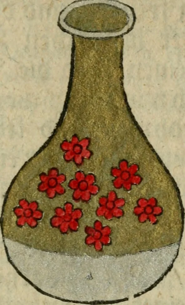 An illustration from Joh. Michaelis Faustij ... Compendium alchymist. novum, sive, Pandora explicata & figuris jllustrata, das ist, Die edelste Gabe Gottes, oder, Ein güldener Schatz : mit welchem die alten und neuen Philosophi, die unvollkommene Metall, durch Gewalt des Feuers verbessert, und allerhand schädliche und unheylsame Kranckheiten innerlich und äusserlich, durch deren Würckung vertrieben haben : dieser Edition wird annoch, nebst vielen Kupffern und über 800 Philosophischen Anmerckungen, ein volkomenes Lexicon alchymisticum novum, und ein vollständiges Register rerum & verborum, beygefüget, 1706, leaf 360