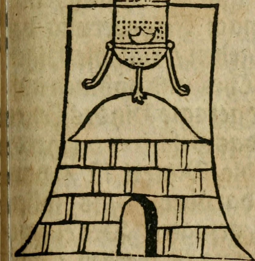 An illustration from Joh. Michaelis Faustij ... Compendium alchymist. novum, sive, Pandora explicata & figuris jllustrata, das ist, Die edelste Gabe Gottes, oder, Ein güldener Schatz : mit welchem die alten und neuen Philosophi, die unvollkommene Metall, durch Gewalt des Feuers verbessert, und allerhand schädliche und unheylsame Kranckheiten innerlich und äusserlich, durch deren Würckung vertrieben haben : dieser Edition wird annoch, nebst vielen Kupffern und über 800 Philosophischen Anmerckungen, ein volkomenes Lexicon alchymisticum novum, und ein vollständiges Register rerum & verborum, beygefüget, 1706, leaf 844