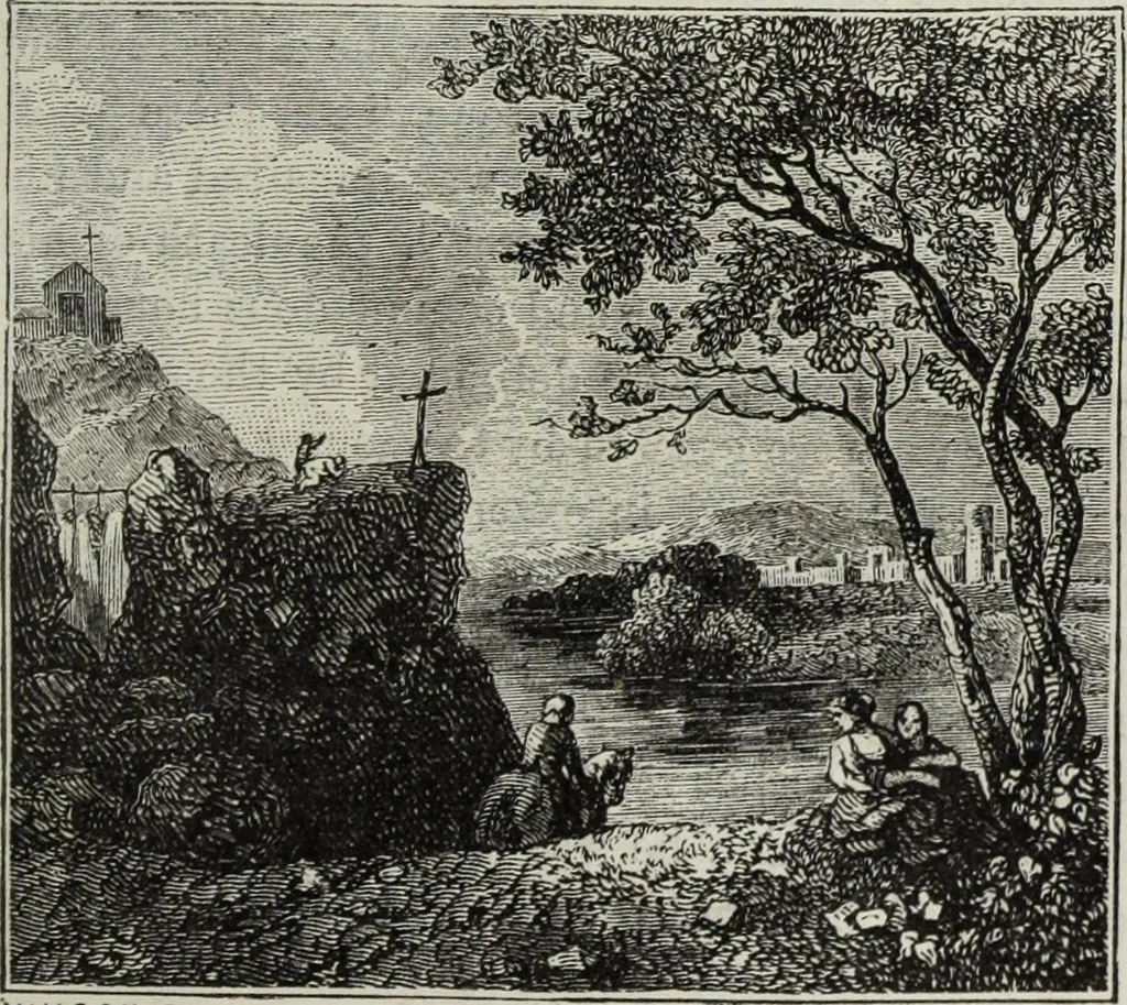 An illustration from John Cassell's Art treasures exhibition: containing engravings of the principal masterpieces of the English, Dutch, Flemish, French, and German schools, 1858, leaf 118