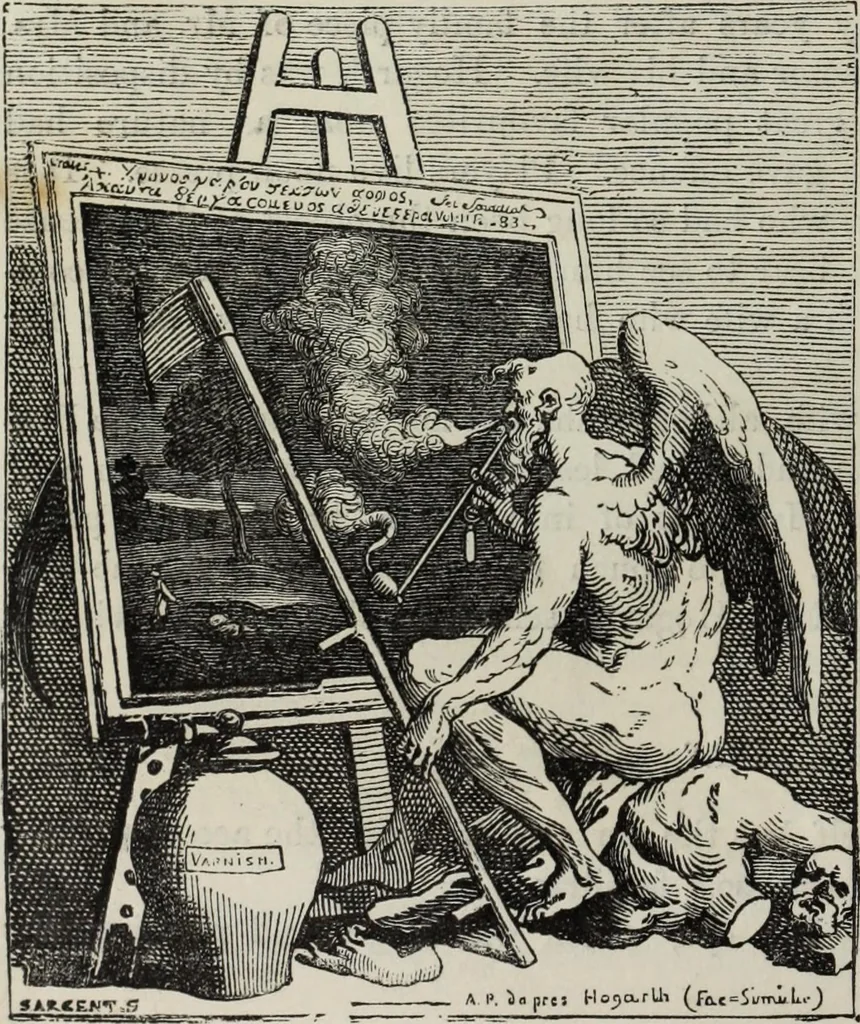 An illustration from John Cassell's Art treasures exhibition: containing engravings of the principal masterpieces of the English, Dutch, Flemish, French, and German schools, 1858, leaf 141