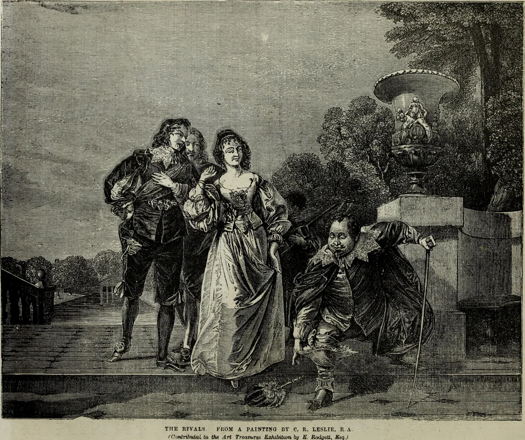 An illustration from John Cassell's Art treasures exhibition: containing engravings of the principal masterpieces of the English, Dutch, Flemish, French, and German schools, 1858, leaf 153