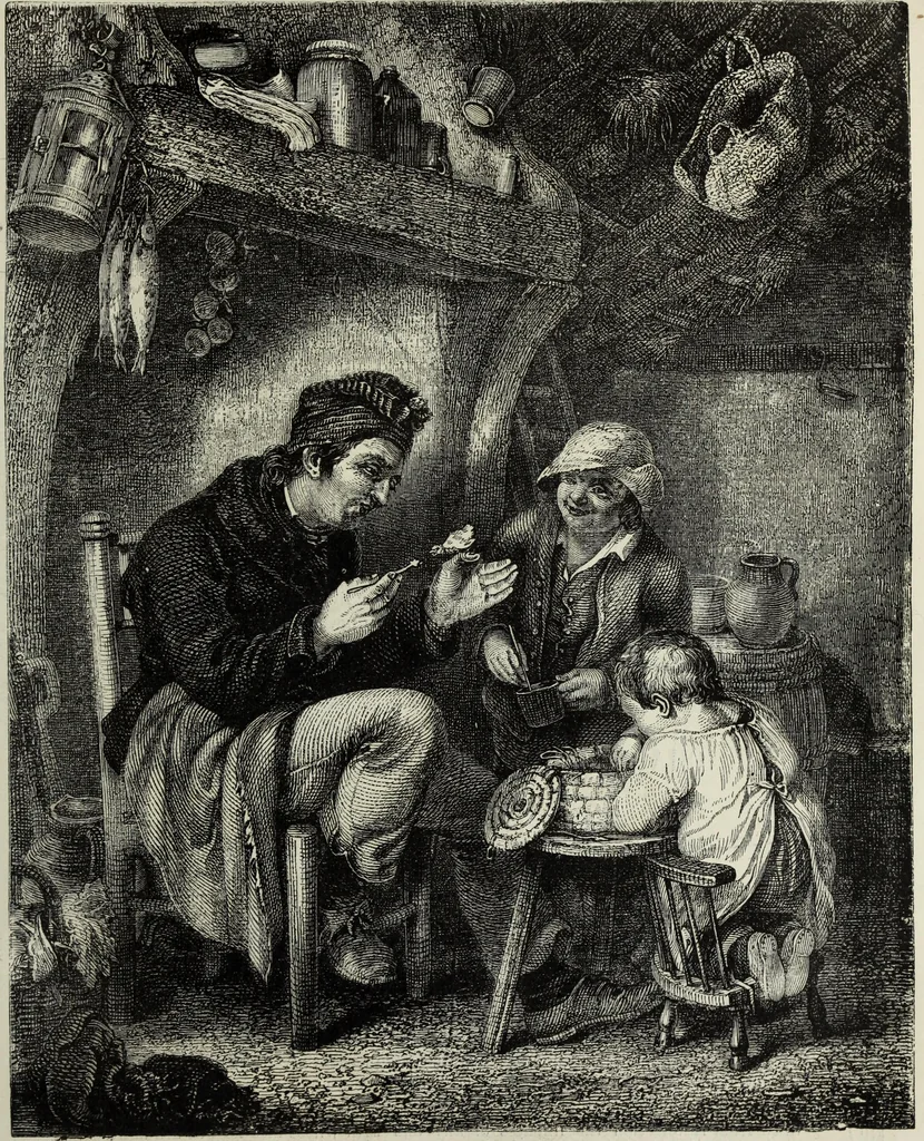 An illustration from John Cassell's Art treasures exhibition: containing engravings of the principal masterpieces of the English, Dutch, Flemish, French, and German schools, 1858, leaf 154