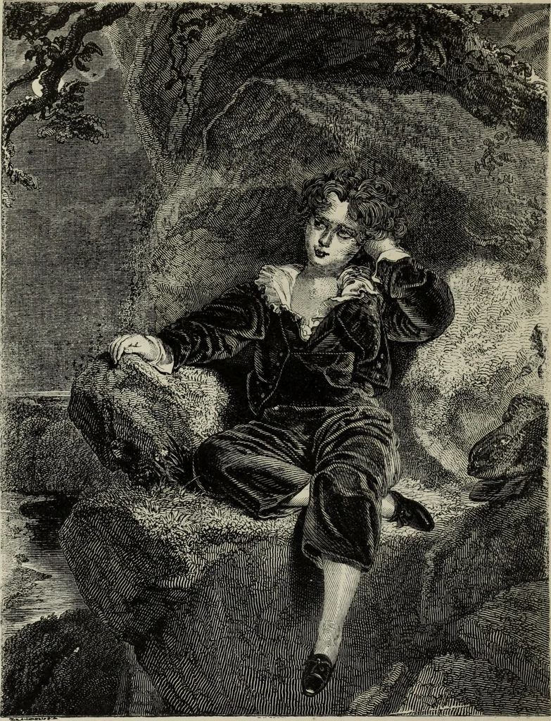 An illustration from John Cassell's Art treasures exhibition: containing engravings of the principal masterpieces of the English, Dutch, Flemish, French, and German schools, 1858, leaf 189