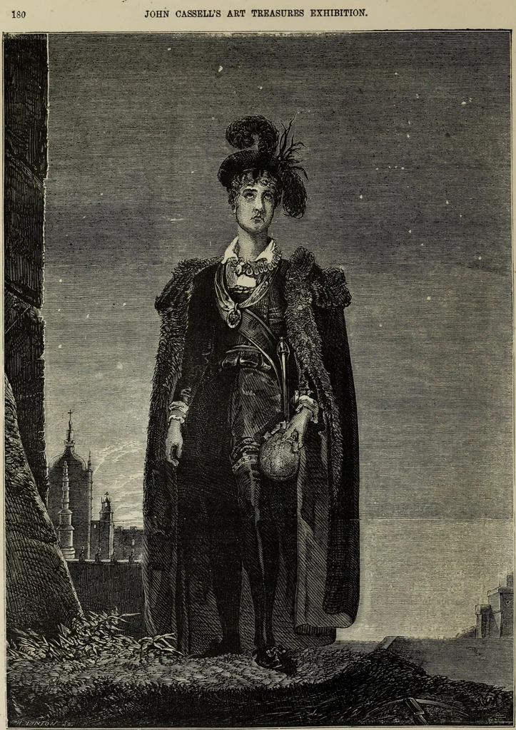 An illustration from John Cassell's Art treasures exhibition: containing engravings of the principal masterpieces of the English, Dutch, Flemish, French, and German schools, 1858, leaf 193