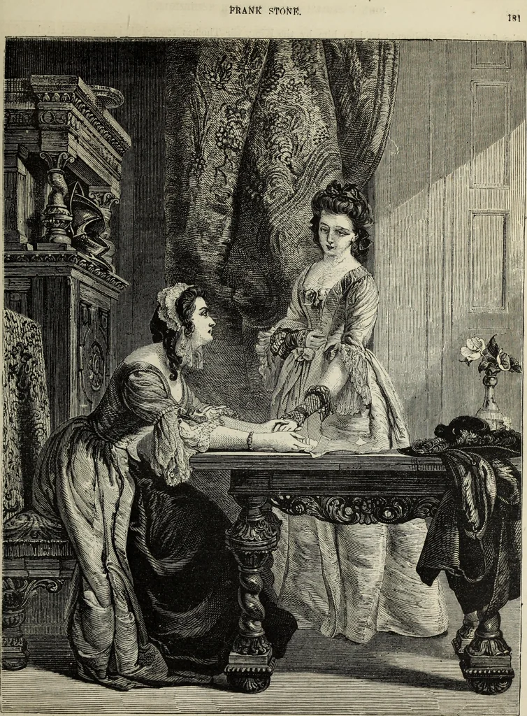 An illustration from John Cassell's Art treasures exhibition: containing engravings of the principal masterpieces of the English, Dutch, Flemish, French, and German schools, 1858, leaf 194