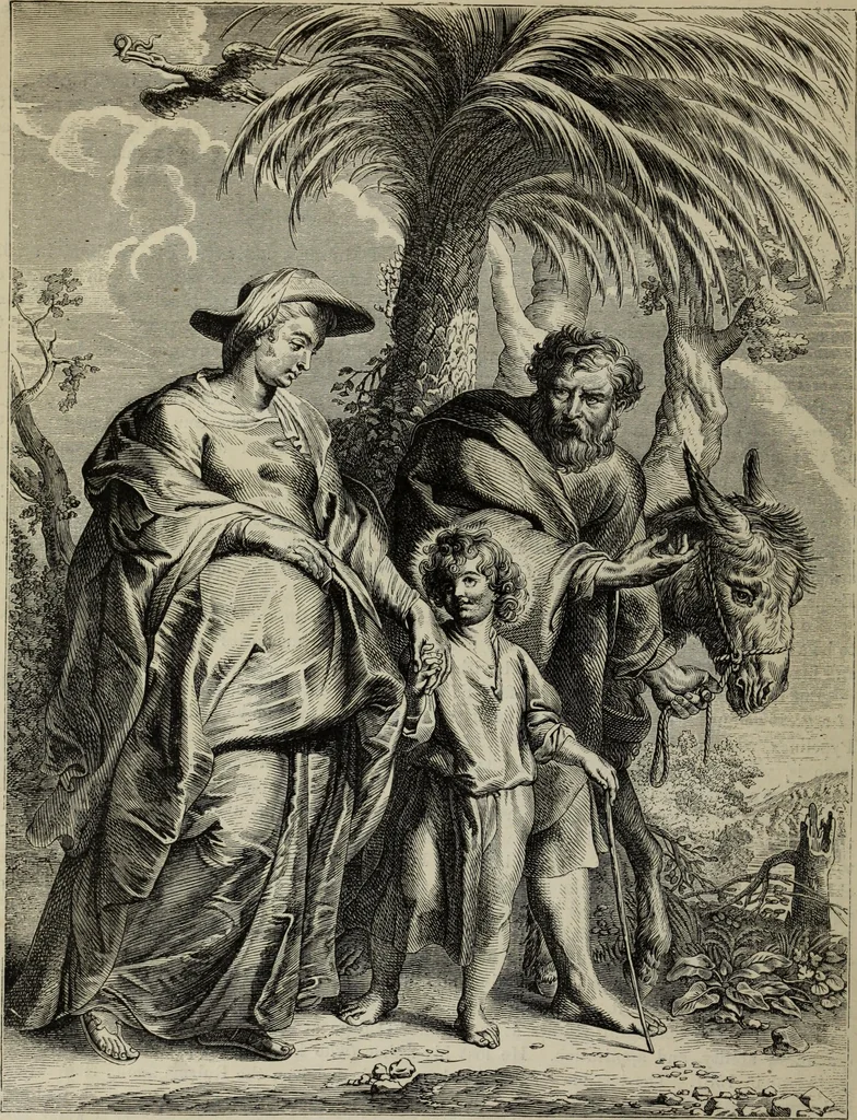 An illustration from John Cassell's Art treasures exhibition: containing engravings of the principal masterpieces of the English, Dutch, Flemish, French, and German schools, 1858, leaf 201