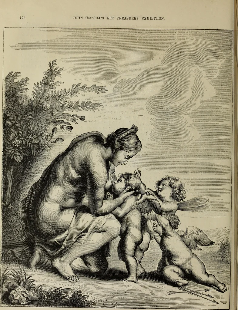 An illustration from John Cassell's Art treasures exhibition: containing engravings of the principal masterpieces of the English, Dutch, Flemish, French, and German schools, 1858, leaf 209