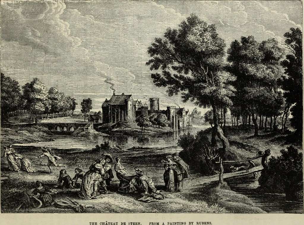 An illustration from John Cassell's Art treasures exhibition: containing engravings of the principal masterpieces of the English, Dutch, Flemish, French, and German schools, 1858, leaf 214