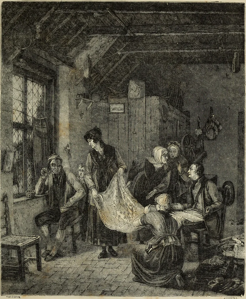 An illustration from John Cassell's Art treasures exhibition: containing engravings of the principal masterpieces of the English, Dutch, Flemish, French, and German schools, 1858, leaf 22