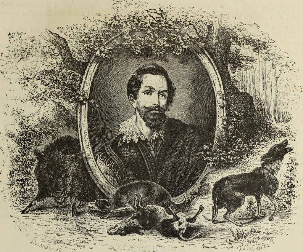 An illustration from John Cassell's Art treasures exhibition: containing engravings of the principal masterpieces of the English, Dutch, Flemish, French, and German schools, 1858, leaf 222