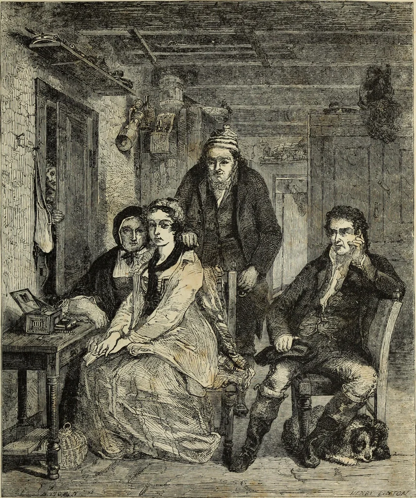 An illustration from John Cassell's Art treasures exhibition: containing engravings of the principal masterpieces of the English, Dutch, Flemish, French, and German schools, 1858, leaf 26