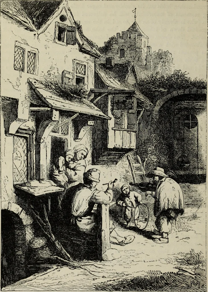 An illustration from John Cassell's Art treasures exhibition: containing engravings of the principal masterpieces of the English, Dutch, Flemish, French, and German schools, 1858, leaf 265
