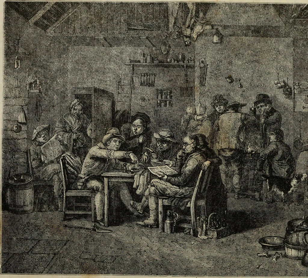 An illustration from John Cassell's Art treasures exhibition: containing engravings of the principal masterpieces of the English, Dutch, Flemish, French, and German schools, 1858, leaf 29