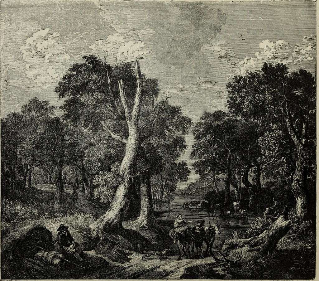An illustration from John Cassell's Art treasures exhibition: containing engravings of the principal masterpieces of the English, Dutch, Flemish, French, and German schools, 1858, leaf 313