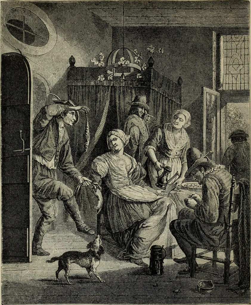 An illustration from John Cassell's Art treasures exhibition: containing engravings of the principal masterpieces of the English, Dutch, Flemish, French, and German schools, 1858, leaf 329