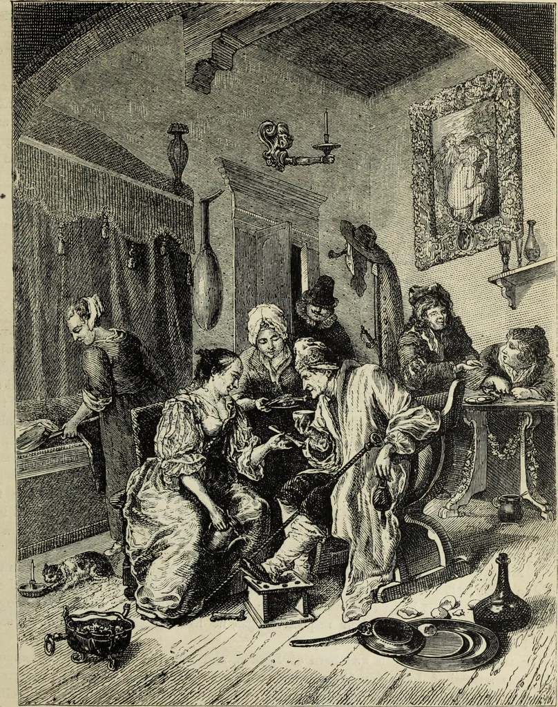 An illustration from John Cassell's Art treasures exhibition: containing engravings of the principal masterpieces of the English, Dutch, Flemish, French, and German schools, 1858, leaf 330