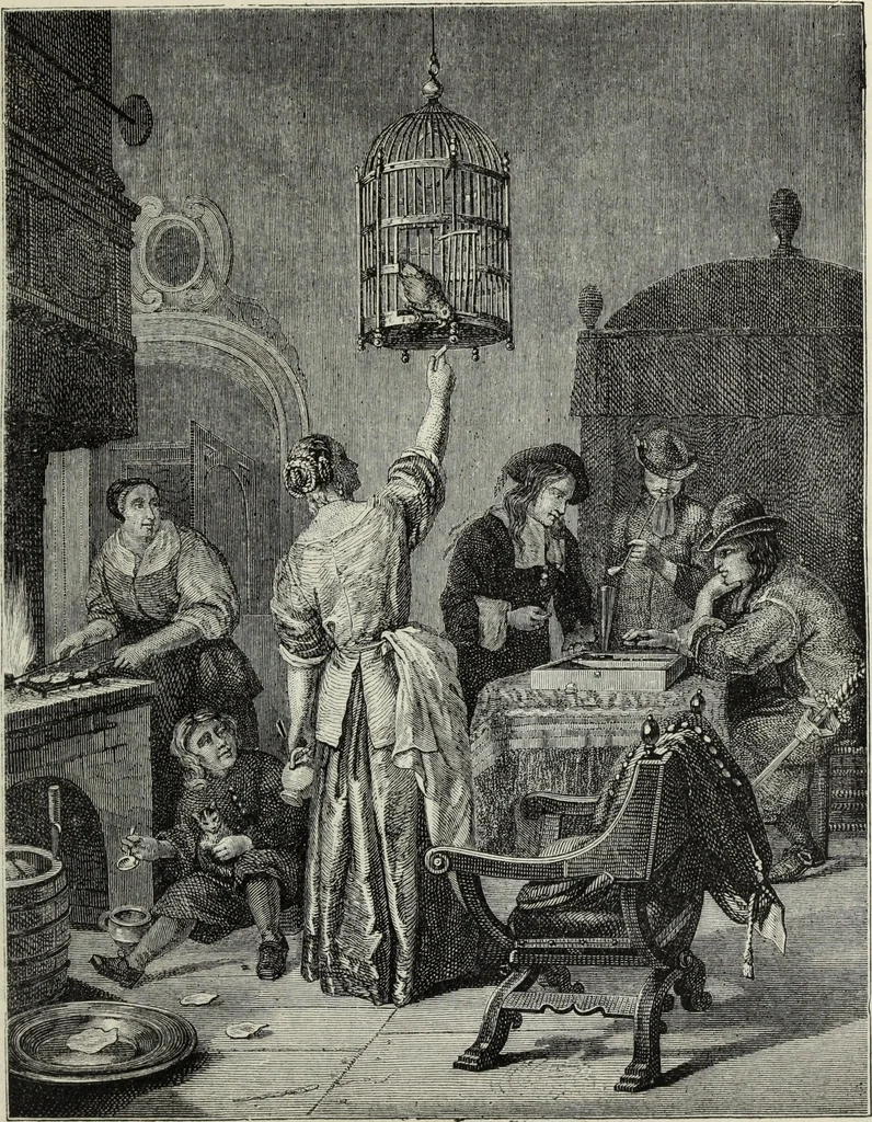 An illustration from John Cassell's Art treasures exhibition: containing engravings of the principal masterpieces of the English, Dutch, Flemish, French, and German schools, 1858, leaf 334