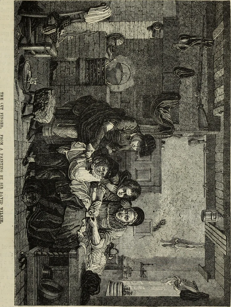 An illustration from John Cassell's Art treasures exhibition: containing engravings of the principal masterpieces of the English, Dutch, Flemish, French, and German schools, 1858, leaf 34