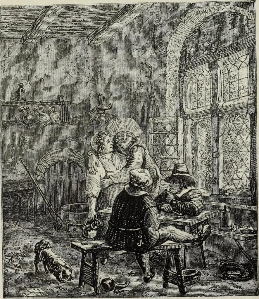 An illustration from John Cassell's Art treasures exhibition: containing engravings of the principal masterpieces of the English, Dutch, Flemish, French, and German schools, 1858, leaf 341