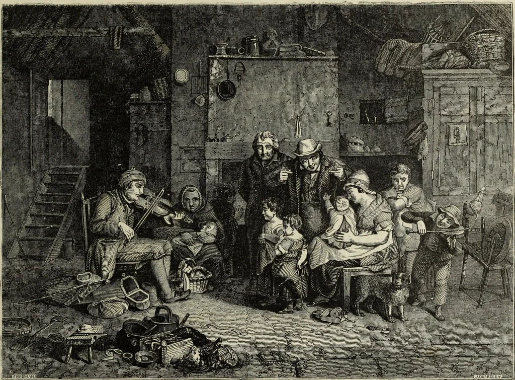 An illustration from John Cassell's Art treasures exhibition: containing engravings of the principal masterpieces of the English, Dutch, Flemish, French, and German schools, 1858, leaf 38