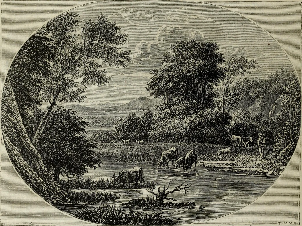 An illustration from John Cassell's Art treasures exhibition: containing engravings of the principal masterpieces of the English, Dutch, Flemish, French, and German schools, 1858, leaf 397