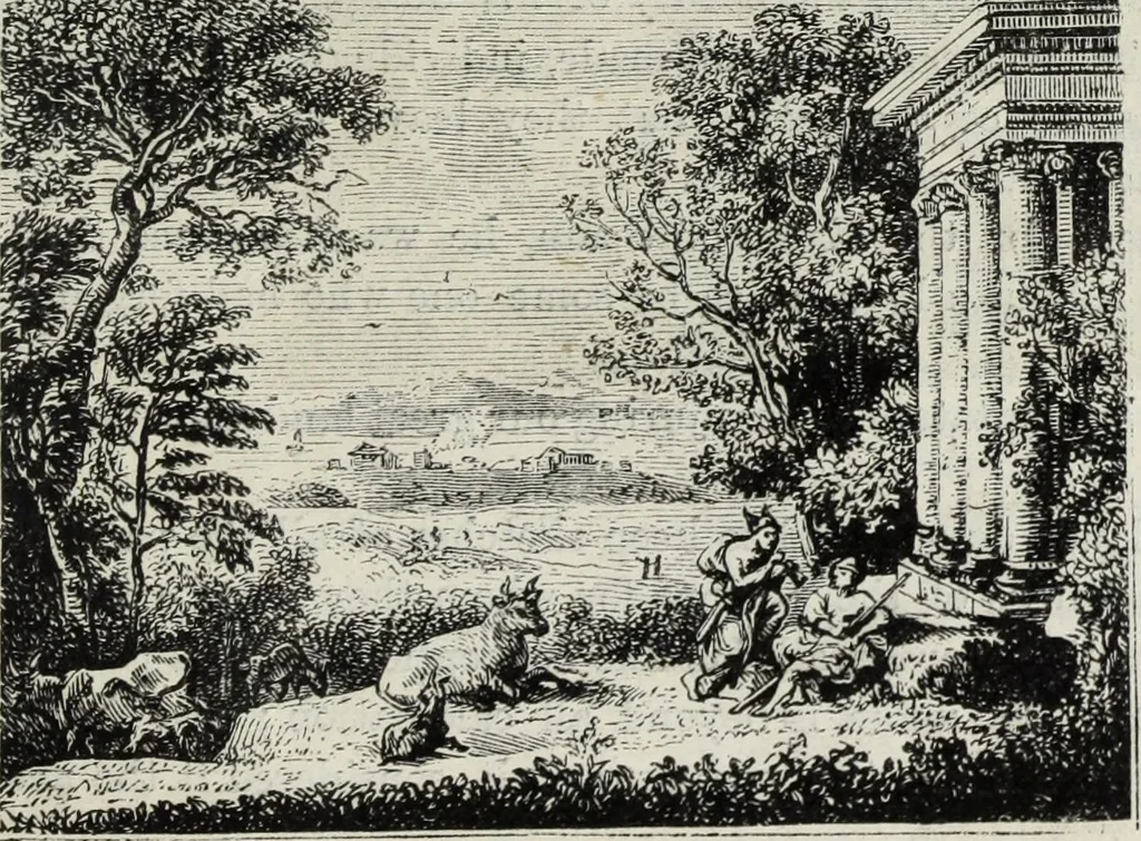 An illustration from John Cassell's Art treasures exhibition: containing engravings of the principal masterpieces of the English, Dutch, Flemish, French, and German schools, 1858, leaf 406