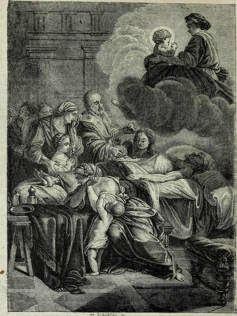 An illustration from John Cassell's Art treasures exhibition: containing engravings of the principal masterpieces of the English, Dutch, Flemish, French, and German schools, 1858, leaf 413