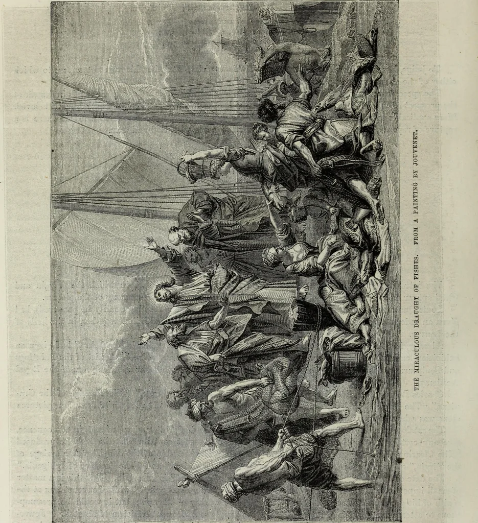 An illustration from John Cassell's Art treasures exhibition: containing engravings of the principal masterpieces of the English, Dutch, Flemish, French, and German schools, 1858, leaf 417