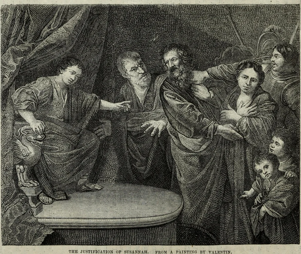 An illustration from John Cassell's Art treasures exhibition: containing engravings of the principal masterpieces of the English, Dutch, Flemish, French, and German schools, 1858, leaf 425