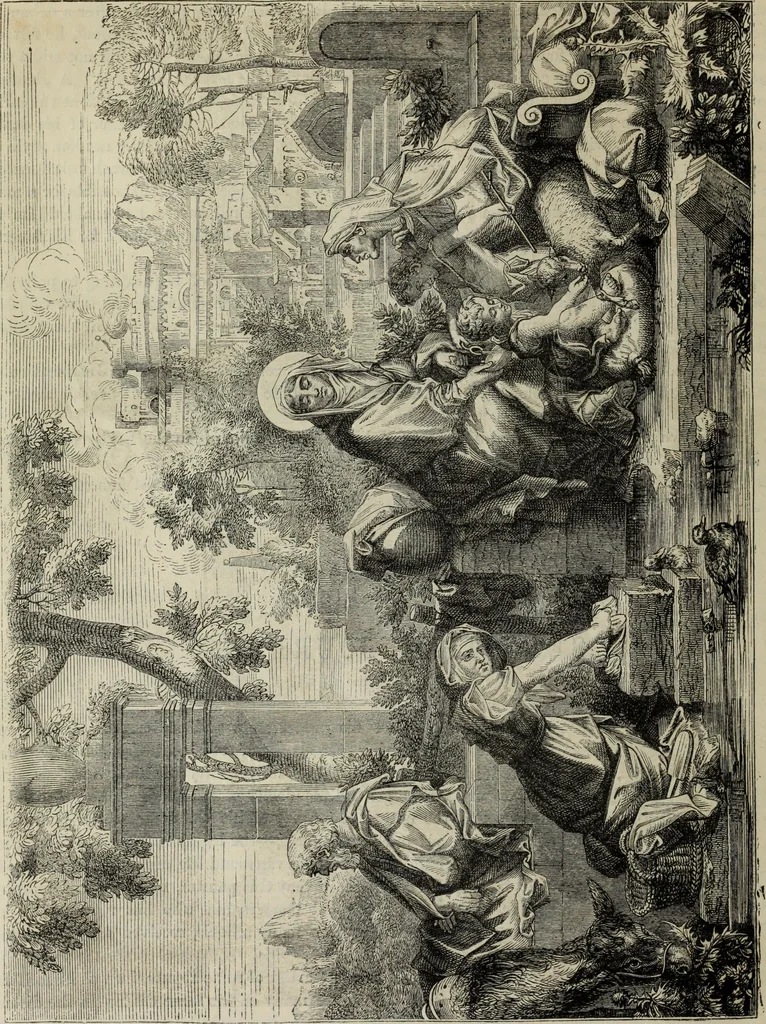 An illustration from John Cassell's Art treasures exhibition: containing engravings of the principal masterpieces of the English, Dutch, Flemish, French, and German schools, 1858, leaf 433