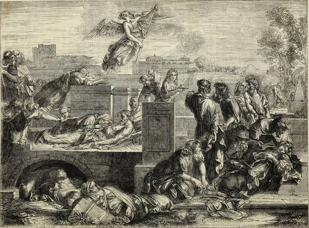 An illustration from John Cassell's Art treasures exhibition: containing engravings of the principal masterpieces of the English, Dutch, Flemish, French, and German schools, 1858, leaf 434
