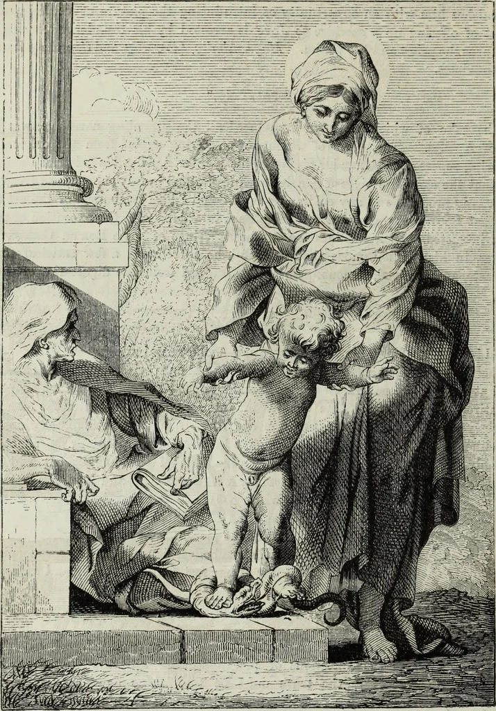 An illustration from John Cassell's Art treasures exhibition: containing engravings of the principal masterpieces of the English, Dutch, Flemish, French, and German schools, 1858, leaf 441