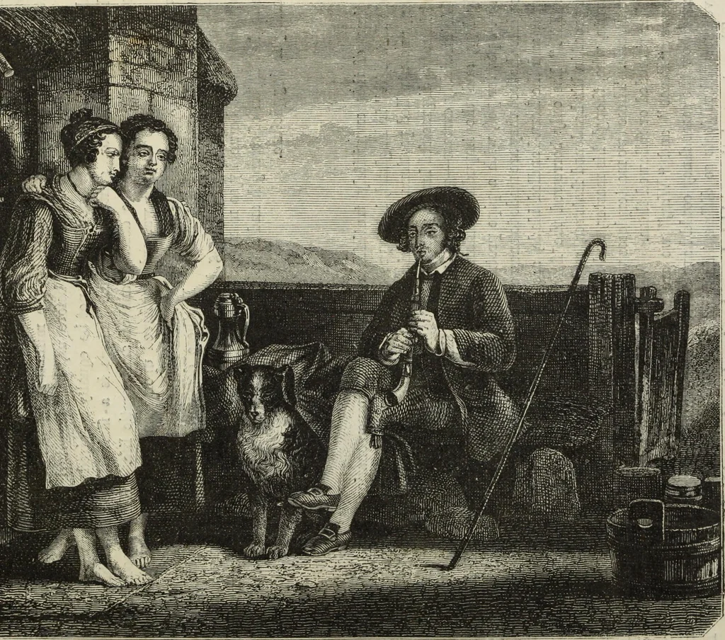 An illustration from John Cassell's Art treasures exhibition: containing engravings of the principal masterpieces of the English, Dutch, Flemish, French, and German schools, 1858, leaf 46