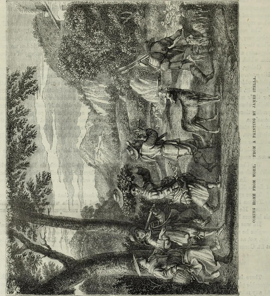 An illustration from John Cassell's Art treasures exhibition: containing engravings of the principal masterpieces of the English, Dutch, Flemish, French, and German schools, 1858, leaf 477