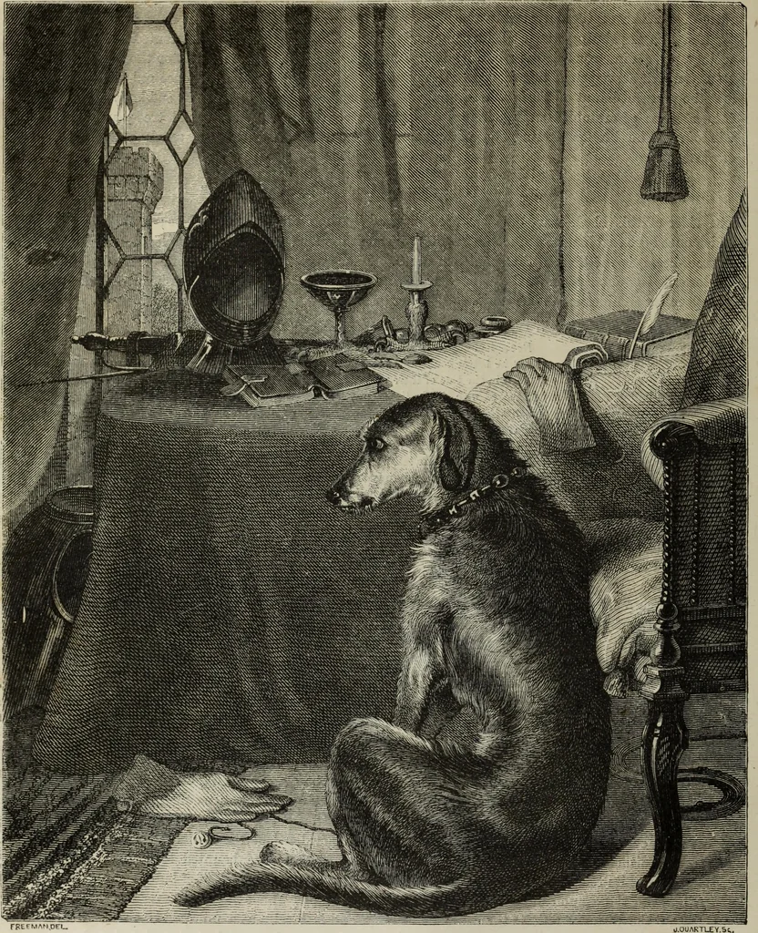 An illustration from John Cassell's Art treasures exhibition: containing engravings of the principal masterpieces of the English, Dutch, Flemish, French, and German schools, 1858, leaf 49