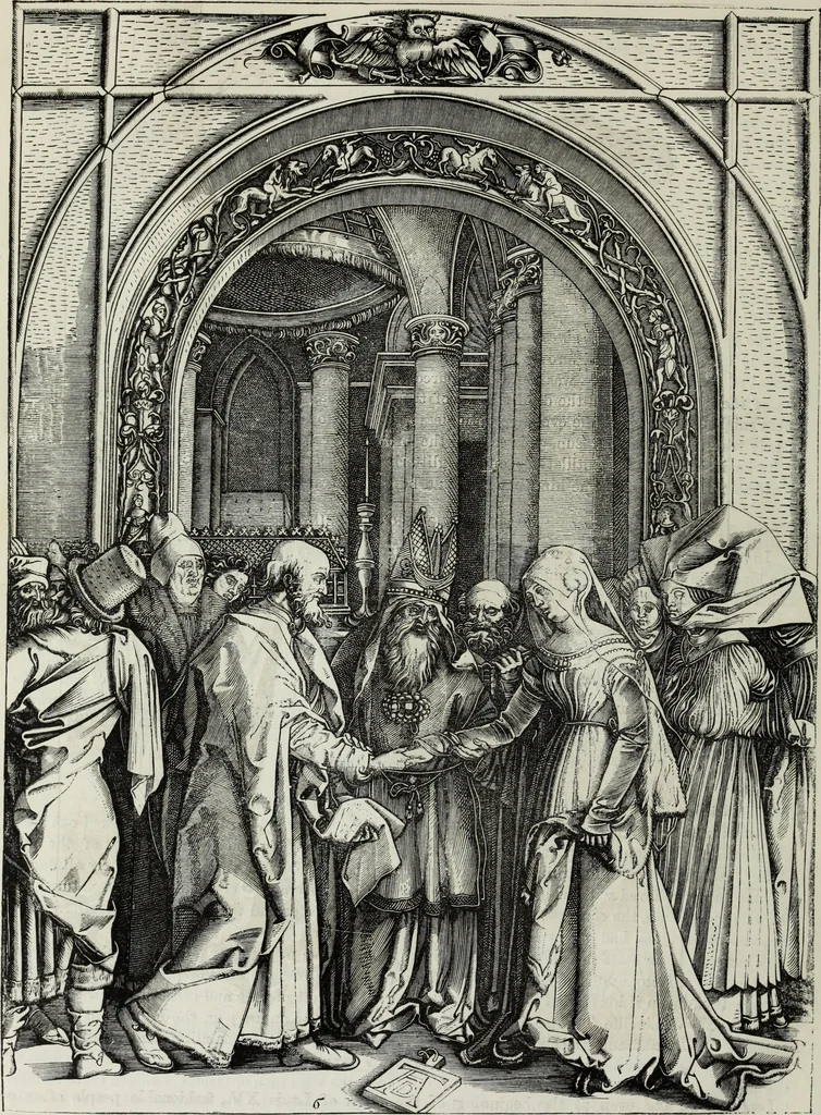 An illustration from John Cassell's Art treasures exhibition: containing engravings of the principal masterpieces of the English, Dutch, Flemish, French, and German schools, 1858, leaf 497