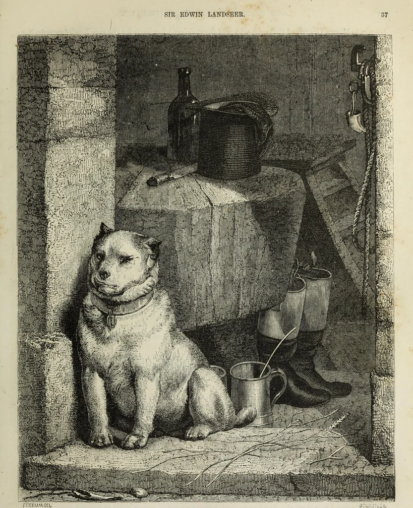 An illustration from John Cassell's Art treasures exhibition: containing engravings of the principal masterpieces of the English, Dutch, Flemish, French, and German schools, 1858, leaf 50