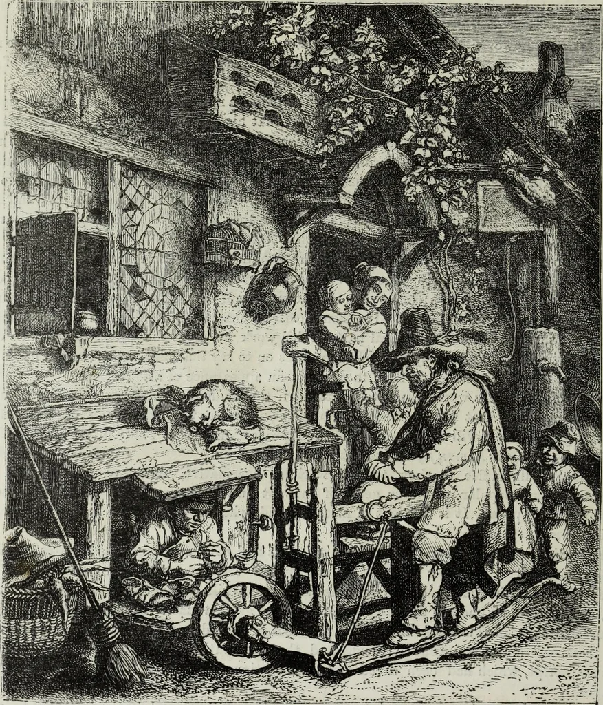 An illustration from John Cassell's Art treasures exhibition: containing engravings of the principal masterpieces of the English, Dutch, Flemish, French, and German schools, 1858, leaf 517
