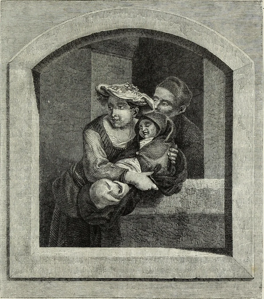 An illustration from John Cassell's Art treasures exhibition: containing engravings of the principal masterpieces of the English, Dutch, Flemish, French, and German schools, 1858, leaf 518