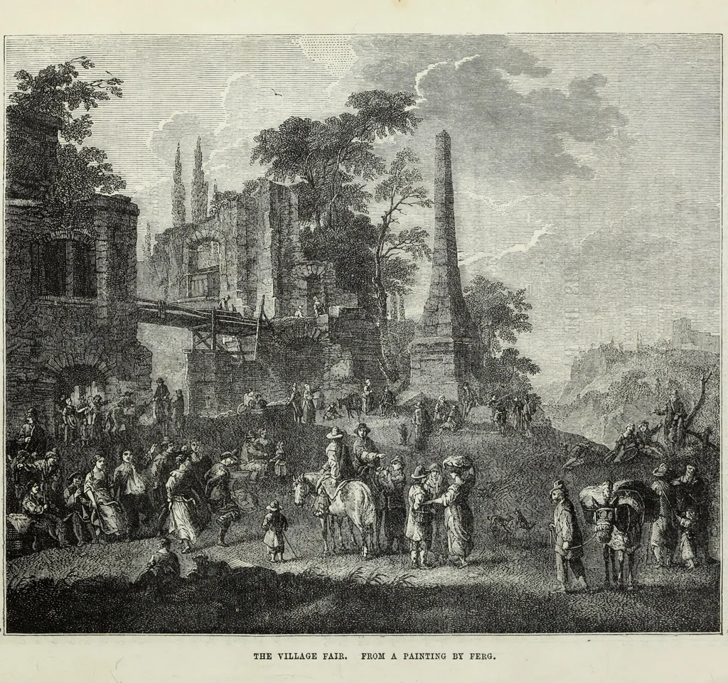 An illustration from John Cassell's Art treasures exhibition: containing engravings of the principal masterpieces of the English, Dutch, Flemish, French, and German schools, 1858, leaf 522