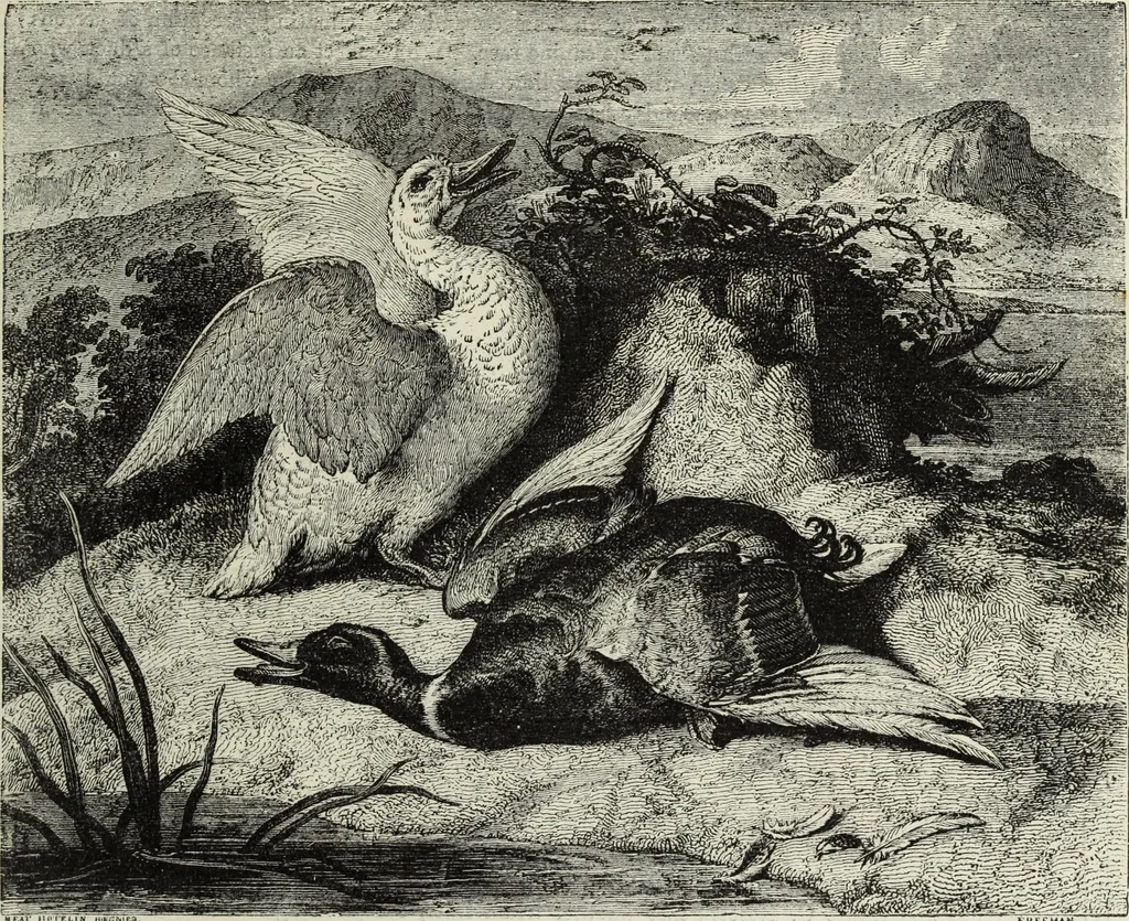 An illustration from John Cassell's Art treasures exhibition: containing engravings of the principal masterpieces of the English, Dutch, Flemish, French, and German schools, 1858, leaf 54