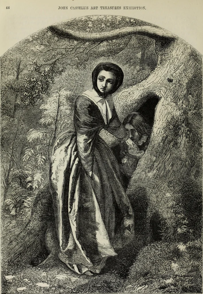 An illustration from John Cassell's Art treasures exhibition: containing engravings of the principal masterpieces of the English, Dutch, Flemish, French, and German schools, 1858, leaf 57