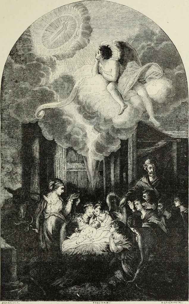 An illustration from John Cassell's Art treasures exhibition: containing engravings of the principal masterpieces of the English, Dutch, Flemish, French, and German schools, 1858, leaf 70