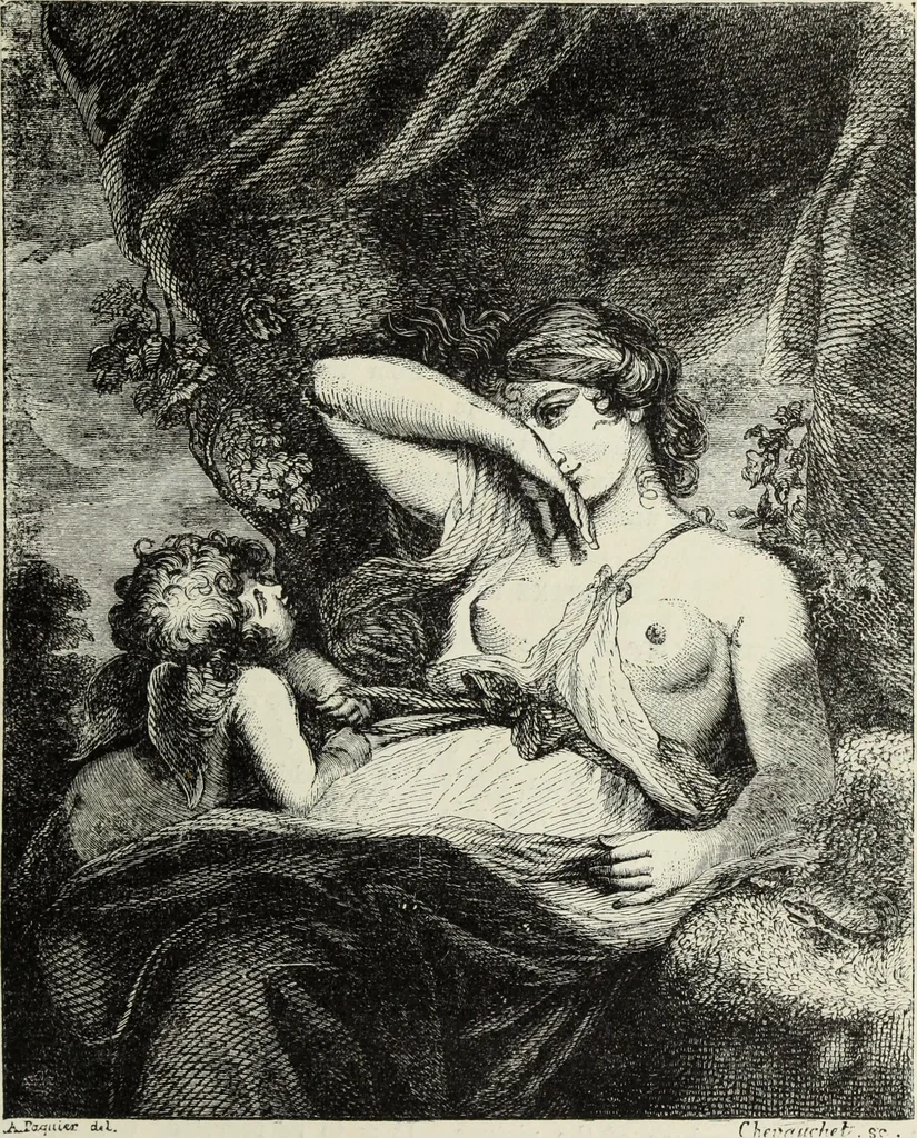 An illustration from John Cassell's Art treasures exhibition: containing engravings of the principal masterpieces of the English, Dutch, Flemish, French, and German schools, 1858, leaf 74