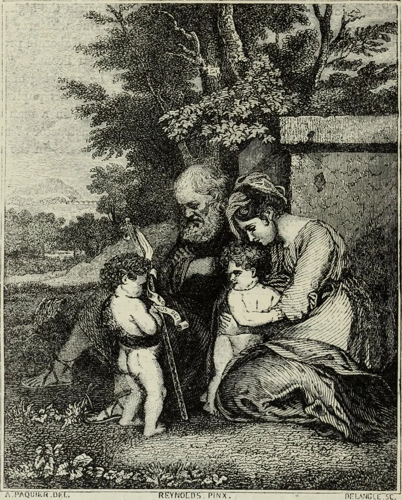 An illustration from John Cassell's Art treasures exhibition: containing engravings of the principal masterpieces of the English, Dutch, Flemish, French, and German schools, 1858, leaf 77