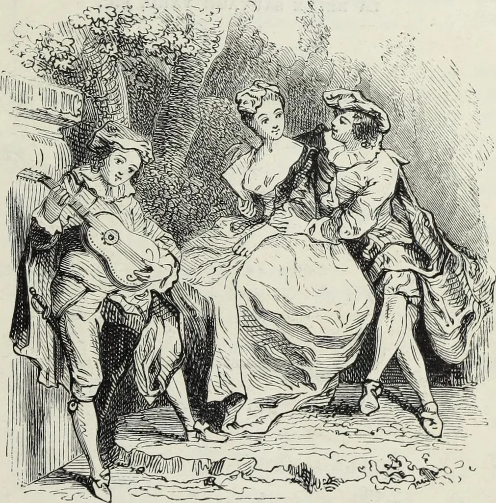An illustration from John Cassell's Art treasures exhibition: containing engravings of the principal masterpieces of the English, Dutch, Flemish, French, and German schools, 1858, leaf 8