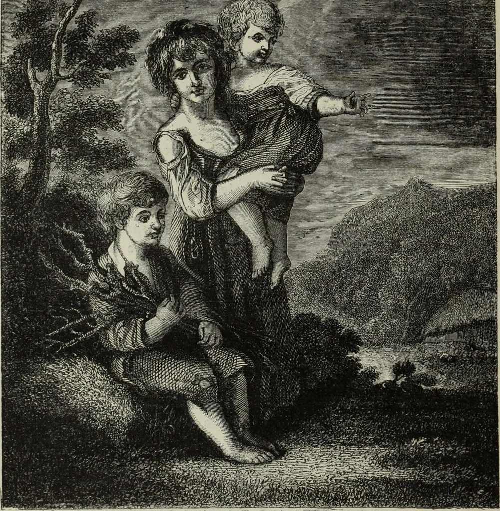 An illustration from John Cassell's Art treasures exhibition: containing engravings of the principal masterpieces of the English, Dutch, Flemish, French, and German schools, 1858, leaf 85