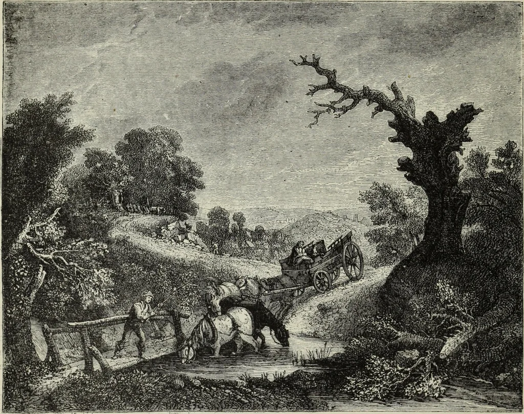 An illustration from John Cassell's Art treasures exhibition: containing engravings of the principal masterpieces of the English, Dutch, Flemish, French, and German schools, 1858, leaf 89